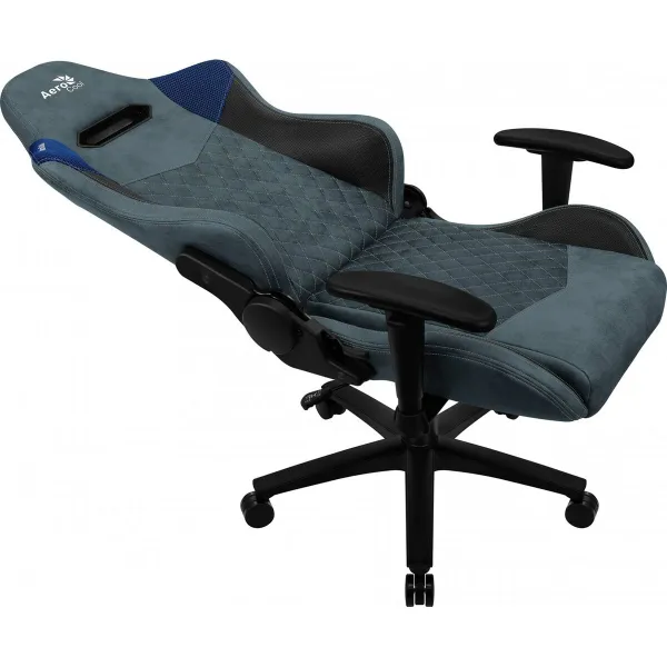Žaidimų kėdė Aerocool DUKE AeroSuede 180º Mėlyna