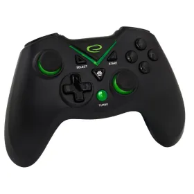 Peliohjain Esperanza EGG112K Musta Vihreä Microsoft Xbox One PC PlayStation 3
