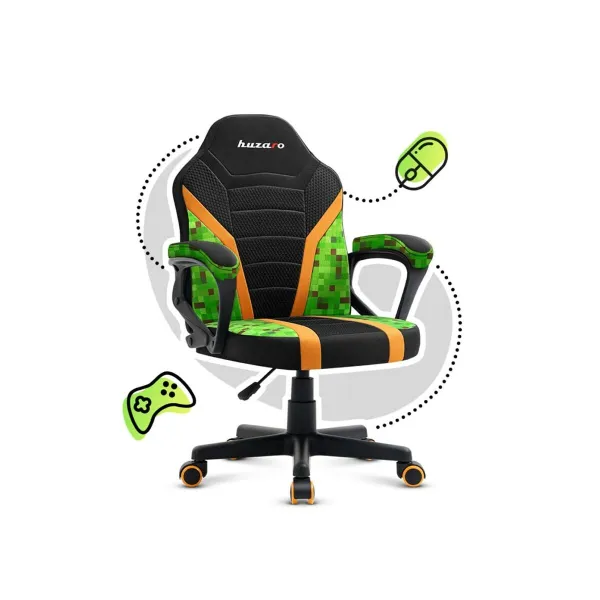 Žaidimų kėdė Huzaro HZ-Ranger 1.0 Pixel mesh Raštuotas