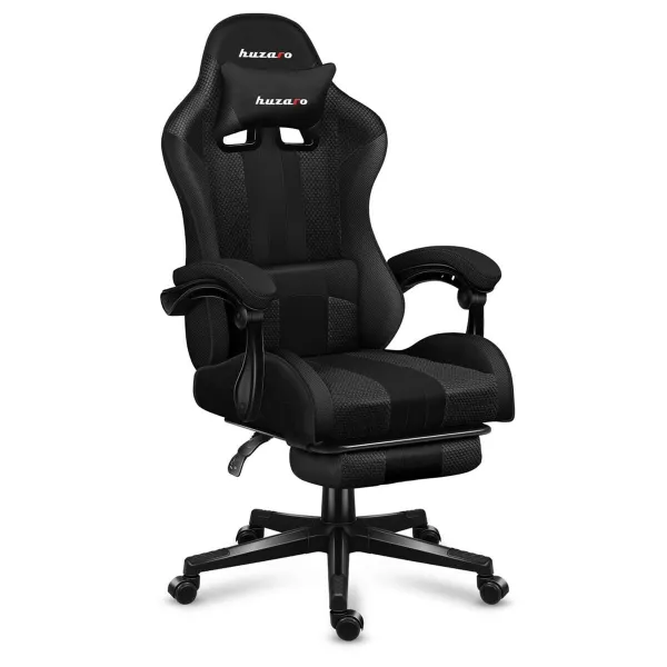 Žaidimų kėdė Huzaro HZ-Force 4.7 Carbon Mesh Juoda