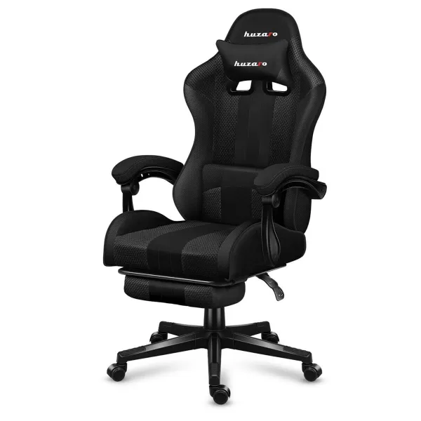 Žaidimų kėdė Huzaro HZ-Force 4.7 Carbon Mesh Juoda