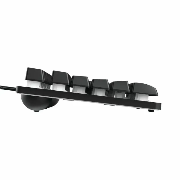 Klaviatuur Trust GXT 833 Thado Must Hõbedane Mustvalge Multi
