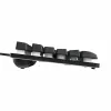 Klaviatuur Trust GXT 833 Thado Must Hõbedane Mustvalge Multi