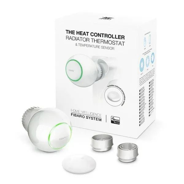 USB Centrmezgls Fibaro The Heat Controller Starter Pac Balts 50 W