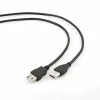 USB pagarinājumu Kabelis GEMBIRD 1.8m USB 2.0 A M/FM (1,8 m) Melns 1,8 m