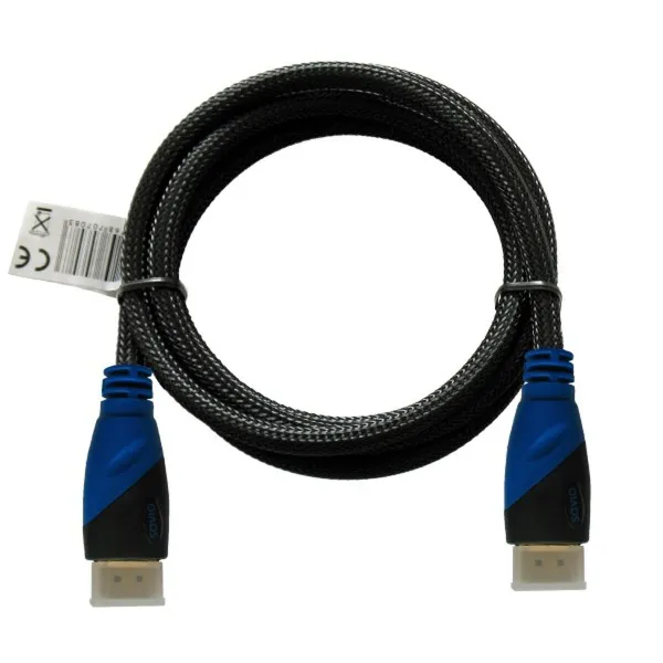 HDMI kabelis Savio CL-02 Mėlyna Juoda 1,5 m