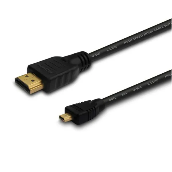 HDMI uz Micro HDMI Kabelis Savio CL-39 1 m