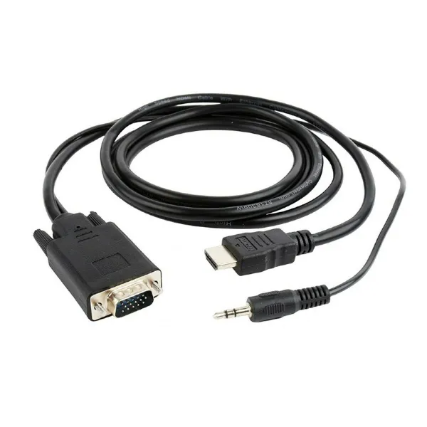 HDMI - VGA adapteris GEMBIRD CC-DP-HDMI-5M Juoda 5 m