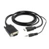 HDMI - VGA adapteris GEMBIRD CC-DP-HDMI-5M Juoda 5 m