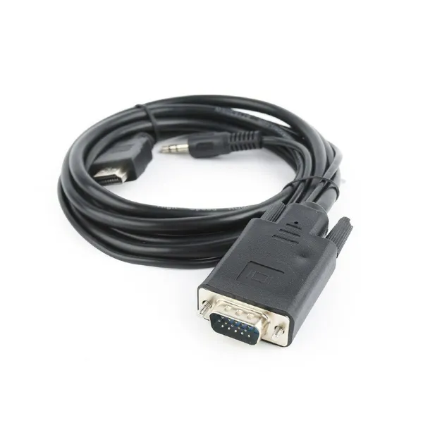 HDMI - VGA adapteris GEMBIRD CC-DP-HDMI-5M Juoda 5 m