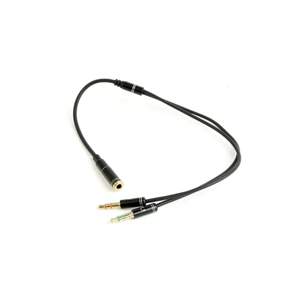 Аудиокабель Jack (3,5 мм) разделительный GEMBIRD CCA-418M 20 cm