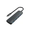 4-Port USB-C Hub Savio AK-54 Pelēks