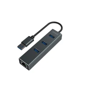 4-Port USB Hub Savio AK-58 Ethernet (RJ-45) Hall