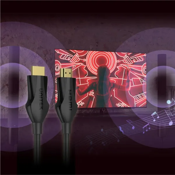 HDMI kabelis Unitek C11060BK-2M 4K Ultra HD 2 m