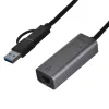 USB-C-Ethernet Adapter Unitek U1313C Hall 30 cm