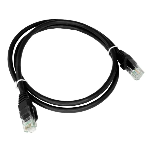 UTP Kategorijas 6 Nelokamo Kabeļu Tīkli Alantec KKU6CZA0.5 Melns 50 cm