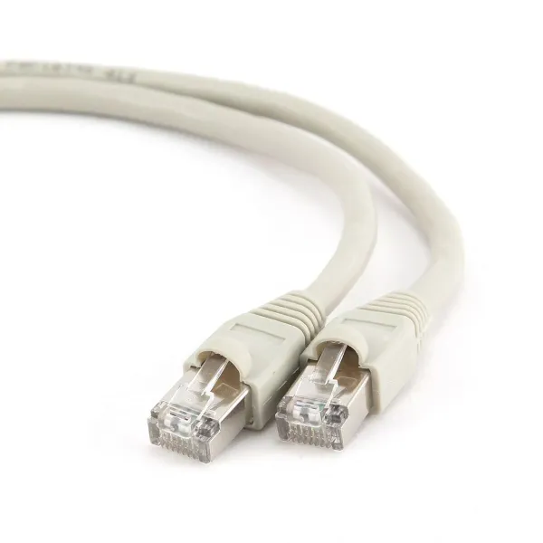 Жесткий сетевой кабель UTP кат. 6 GEMBIRD PP6U-2M Белый Серый 2 m