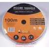 Coaxial TV antena Kabelis Libox PCC80 Balts 100 m