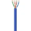 Жесткий сетевой кабель UTP кат. 6 Techly ITP6-CCA-305-BL Синий 305 m