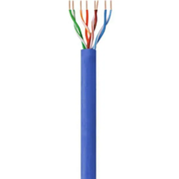 Жесткий сетевой кабель UTP кат. 6 Techly ITP6-CCA-305-BL Синий 305 m