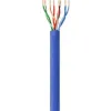 Жесткий сетевой кабель UTP кат. 6 Techly ITP6-CCA-305-BL Синий 305 m