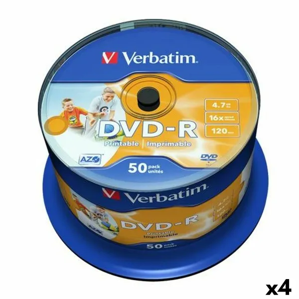 DVD-R Verbatim 4,7 GB 16x (4 vnt.)