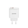 Сетевое зарядное устройство Savio SAVLA-06 Белый 30 W