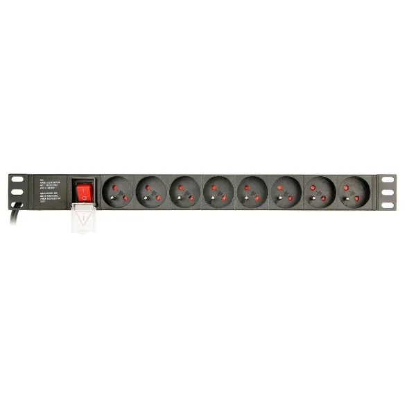 Ilgintuvas, 19 "8, Tomas Schuko, su įjungimo / išjungimo jungikliu GEMBIRD EG-PDU-014-F (3 m)