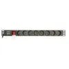 Ilgintuvas, 19 "8, Tomas Schuko, su įjungimo / išjungimo jungikliu GEMBIRD EG-PDU-014-FC14 (3 m)