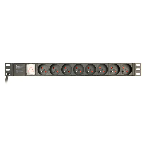 Ilgintuvas, 19 "8, Tomas Schuko, su įjungimo / išjungimo jungikliu GEMBIRD EG-PDU-014-FC14 (3 m)