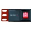 Сетевой фильтр 19" 8 Tomas Schuko с выключателем Techly I-CASE STRIP-81UD Чёрный Красный 3500 W (3 m)