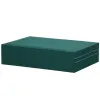 Jewelry box Springos HA1043, 28x19.5x7 cm, green velvet organizer with 17 compartments