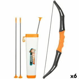 Archery Set with Target Colorbaby (6 Units)