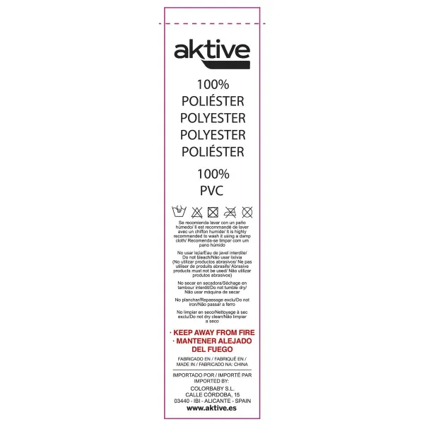 Rantateltta Aktive Polyesteri 440 x 130 x 1,9 cm