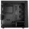 ATX pusiau bokšto tipo korpusas Aerocool Bolt Mini RGB Juoda Spalvotas