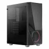 ATX pusiau bokšto tipo korpusas Aerocool Zauron LED RGB Juoda