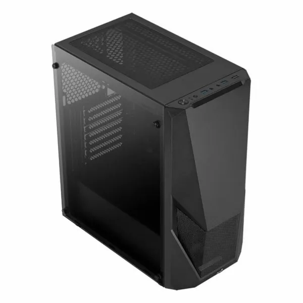 ATX pusiau bokšto tipo korpusas Aerocool Zauron LED RGB Juoda