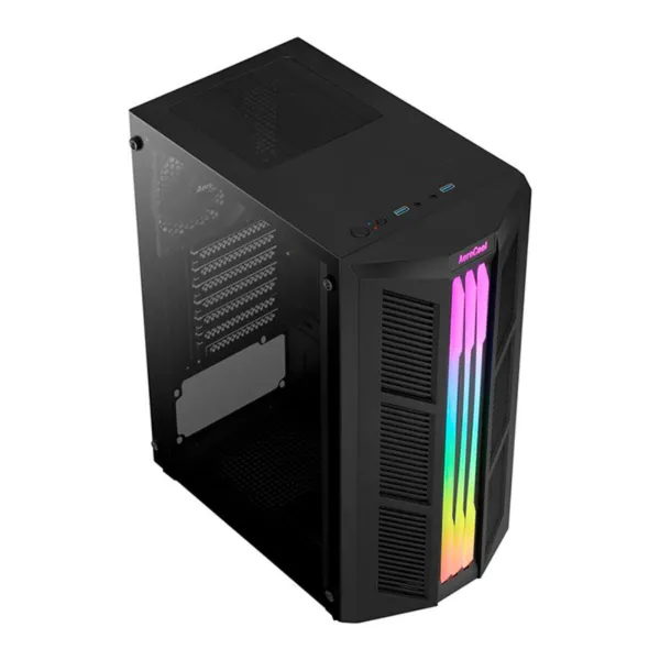 Micro ATX/ATX/ ITX Midtower Korpuss Aerocool Prime Melns RGB