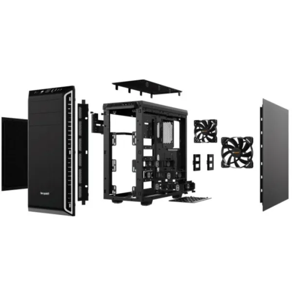 ATX/mATX Pus-torņveida Kārba Be Quiet! Pure Base 600 Melns