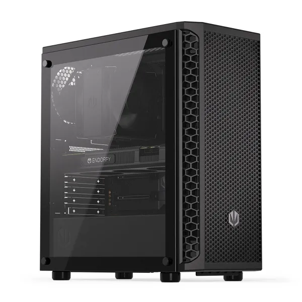ATX/mATX pusiau bokšto tipo korpusas Endorfy Signum 300 Core Juoda