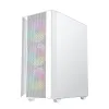 Блок полубашня ATX Galileo GEMBIRD Fornax 4000W ARGB Белый Разноцветный