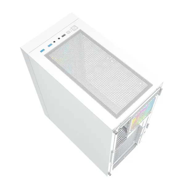 Блок полубашня ATX Galileo GEMBIRD Fornax 4000W ARGB Белый Разноцветный