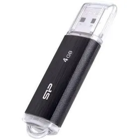 USB-pulk Silicon Power Ultima U02 Must 4 GB