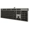 Klaviatūra A4 Tech KV-300H QWERTY Melns Pelēks Monohromatiskais Melns/Pelēks