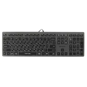 Klaviatuur A4 Tech A4TKLA47125 Valge Must Hall QWERTY