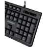 Клавиатура Activejet K-3803S Чёрный QWERTY