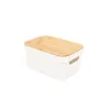 Multi-use Box Confortime White Brown Bamboo Plastic (8 Units)
