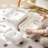 Multi-use Box Confortime White Brown Bamboo Plastic (8 Units)