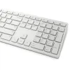 Klaviatūra un Bezvadu Pele Dell KM5221W-WH Balts Qwerty US