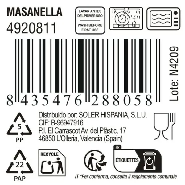 Muki Inde Masanella 220 ml (24 osaa)